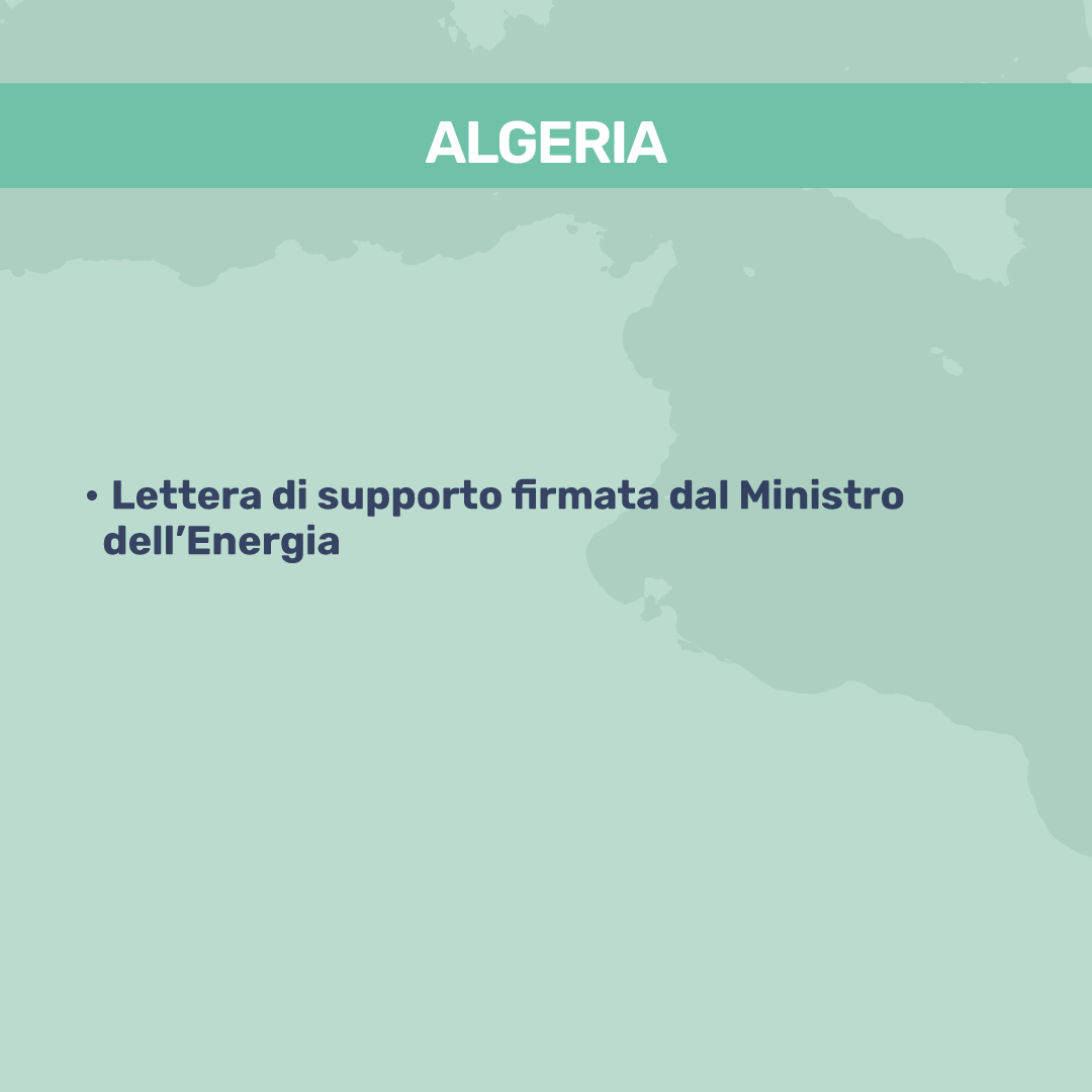 Il supporto internazionale Algeria (Interno)