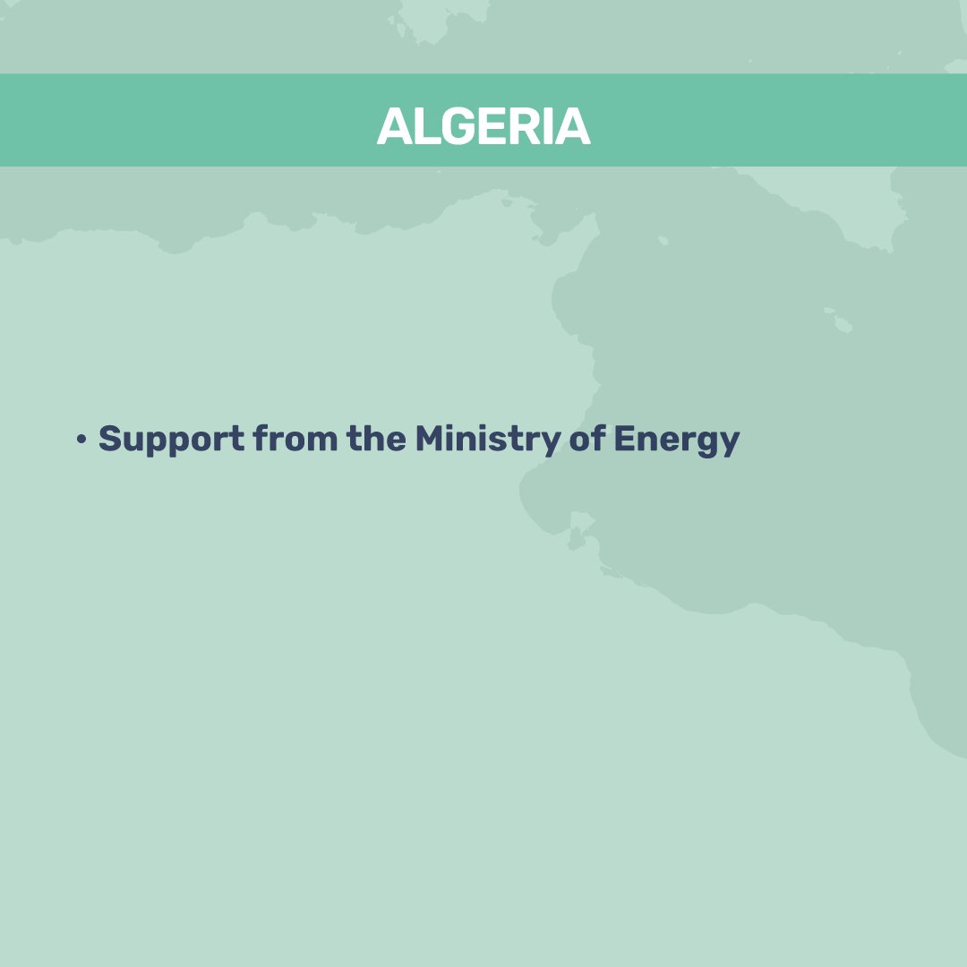 Il supporto internazionale Algeria (Interno)